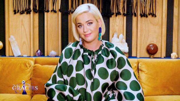 Katy Perry calls women “strong” and “versatile” during Gracies Impact Award acceptance speech