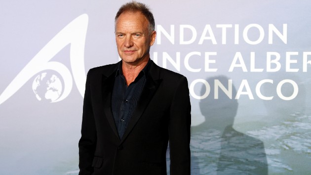 Sting honored at real — not virtual — red-carpet gala in Monaco
