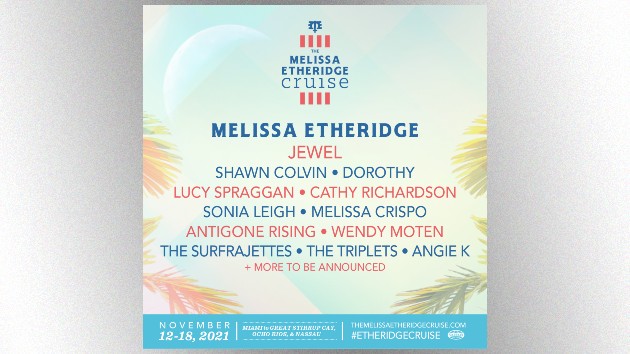 Jewel boards Melissa Etheridge’s 2021 fan cruise